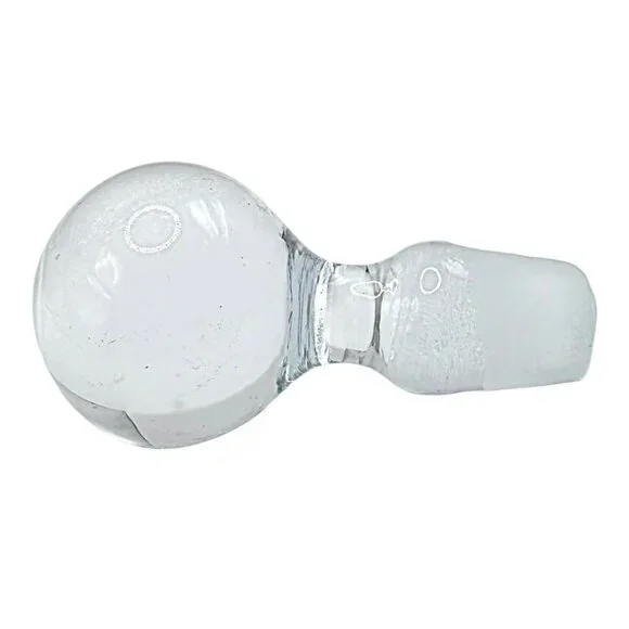 VTG Holmegaard Kluk Alcohol Decanter Danish Stopper Pinch Art Glass Blue Tint - Picture 5 of 15